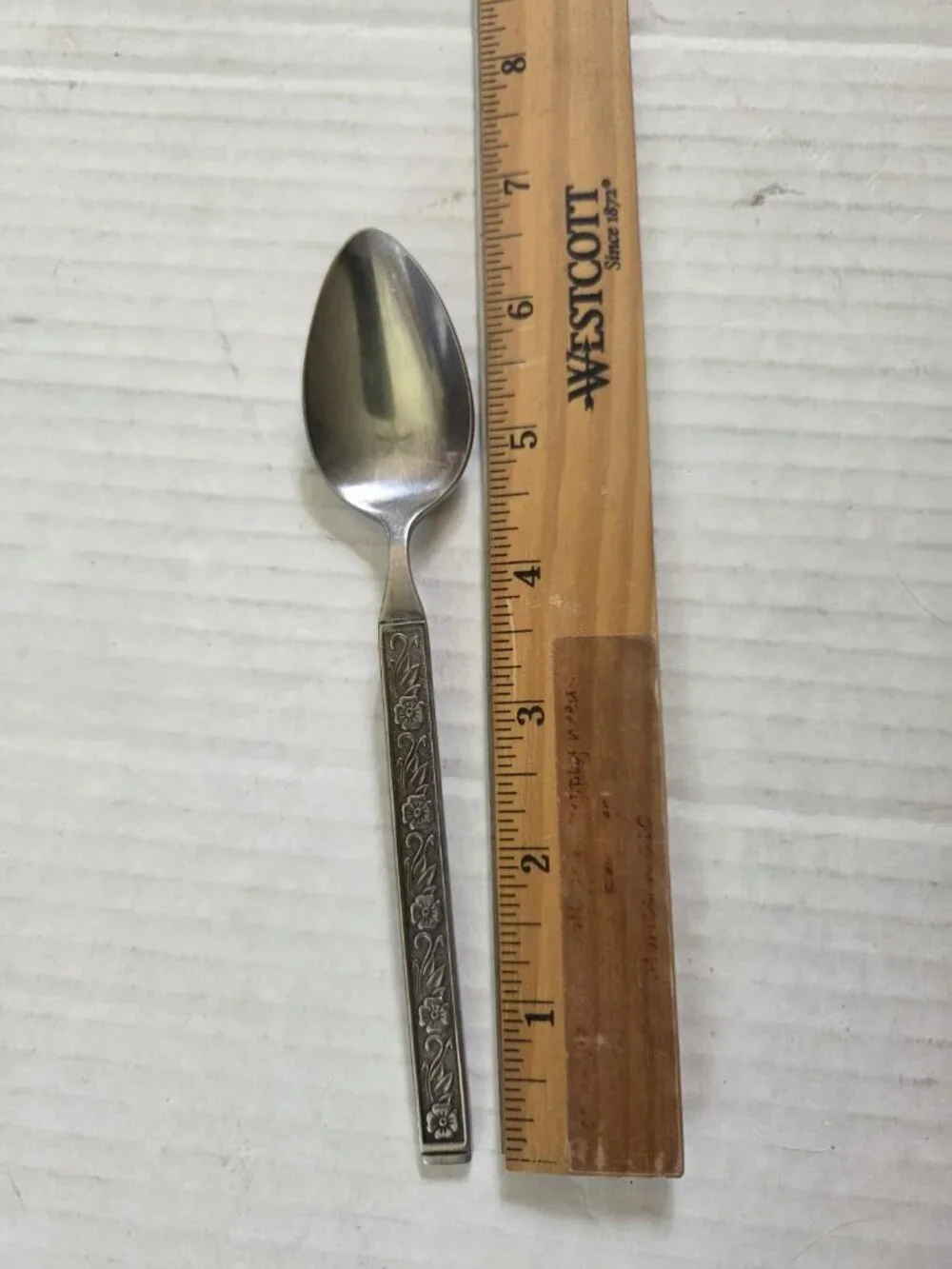 Gold Standard Night Blossom Teaspoons Set of 4 Japan Flowers Spoon